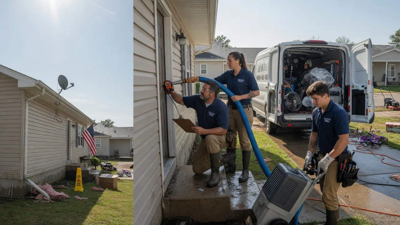 Ceiling Water Damage Restoration in West, MS near me
